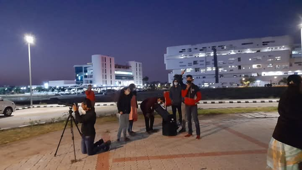 Picture63Students of Ph.D., M.Sc. & B.Sc. Physics were participated in telescope workshop at Madhya Pradesh Vigyan Sammelan & Expo (MPVS-2021), organized by IIT Indore.