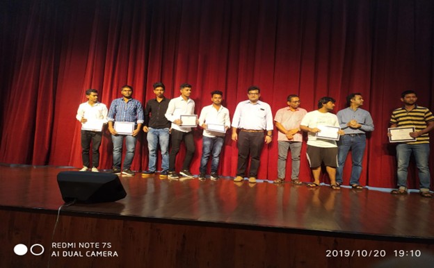 Picture69 Students won the First Prize in Event “Domino Effect.